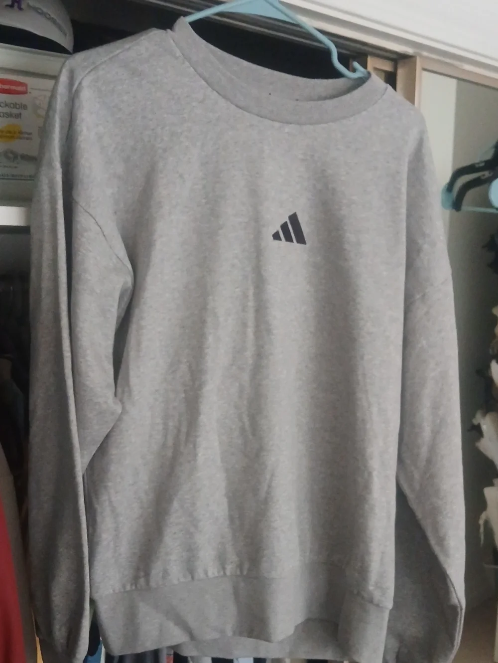 Mens Large Adidas Crewneck Sweatshirt